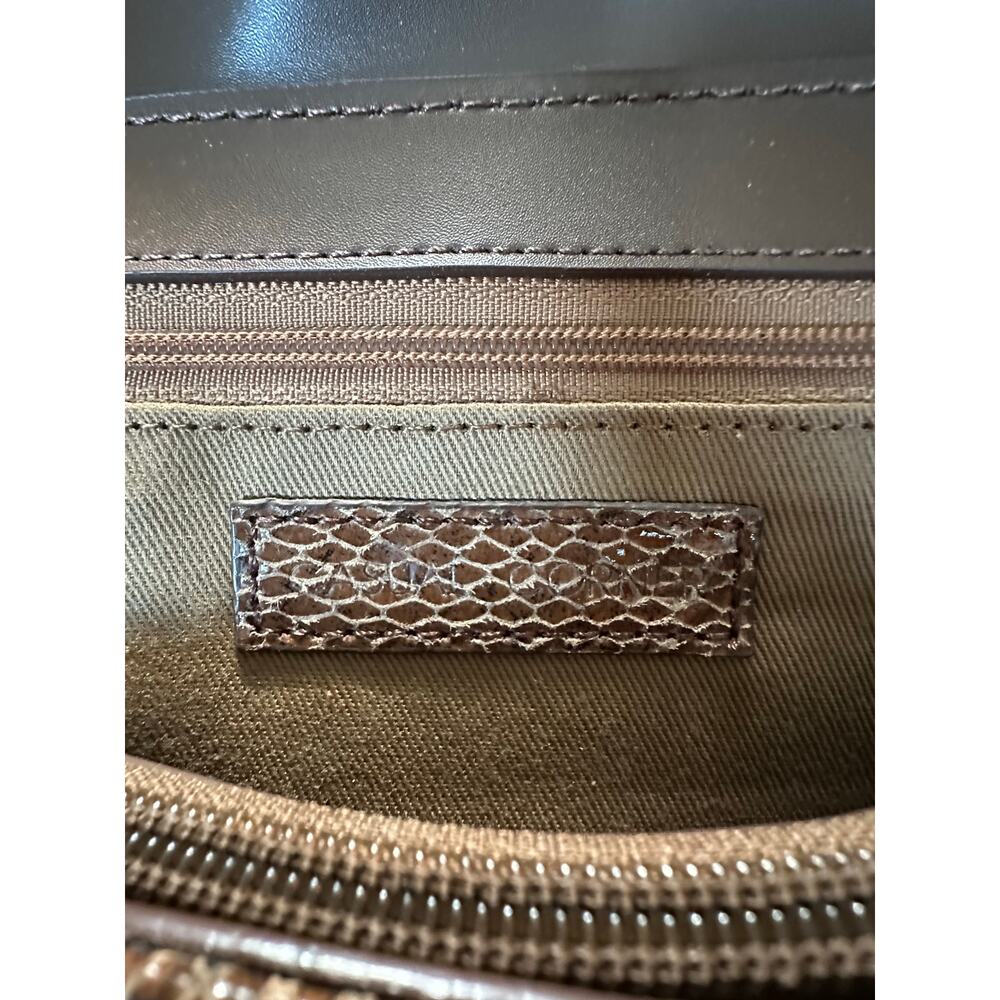 Y2K Casual Corner Genuine Leather Python Snake Pr… - image 6